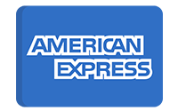 Blue American Express card logo